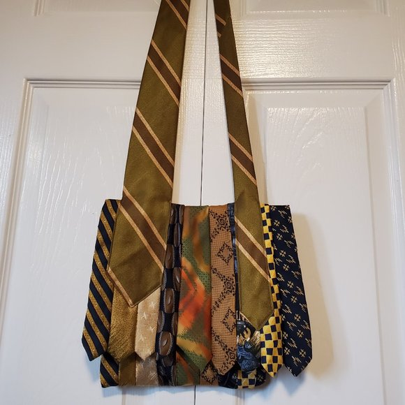 UNIQUE Purse Made of Men Ties! - Picture 1 of 4